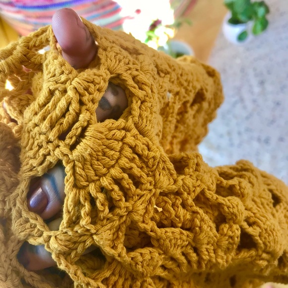 Free People Little Fan Crochet Tunic Sweater - Picture 13 of 14